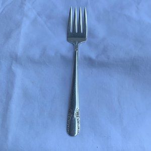Vintage Wm Rogers & Son Silver-plate Talisman Pattern Fork, 1940s